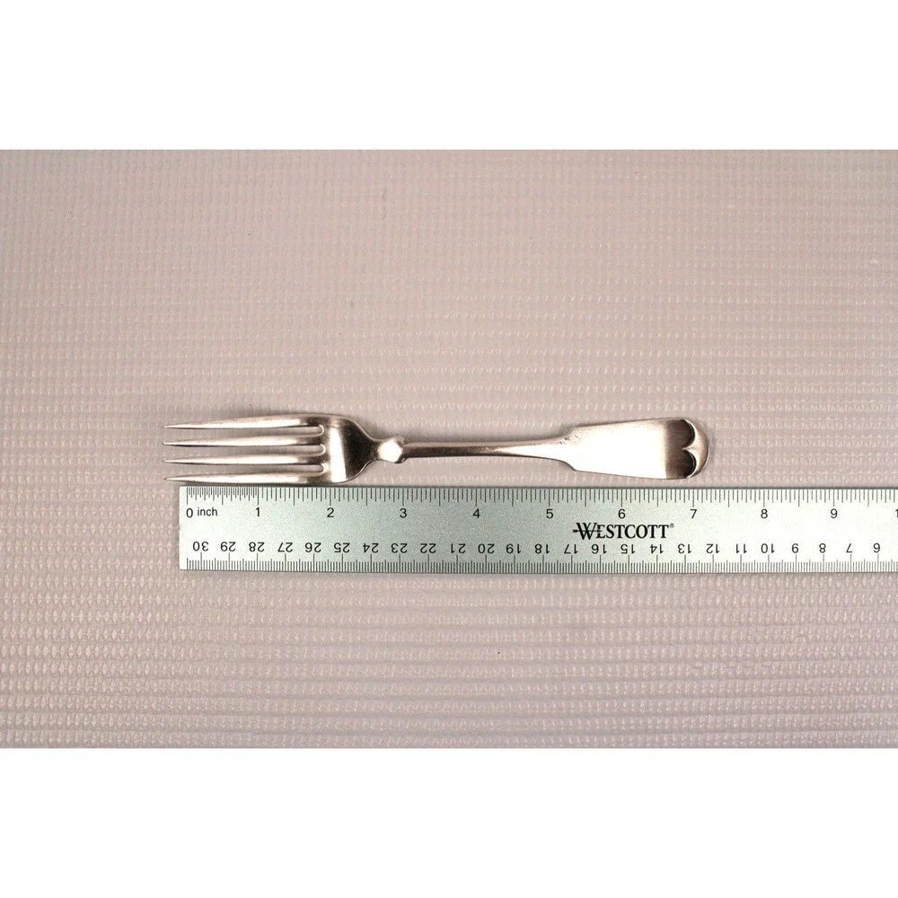 1847 Rogers Bros A1 Pattern Fiddle Tipped Silverplate Forks Flatware Set of 11